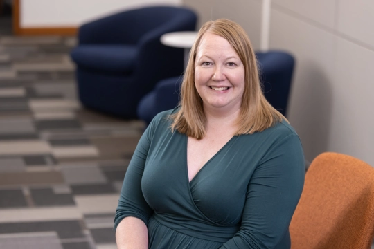 portrait of a smiling person in business attire